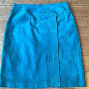 Leather skirt Newport News turquoise blue suede leather
Pencil Skirt